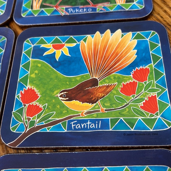 Vintage Jason Products Limited Birds of a Feather design coasters. Six coasters - Picture 10 of 13